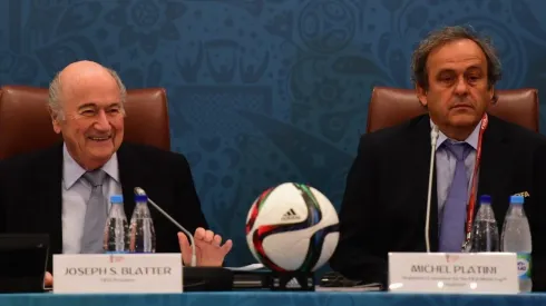 Sepp Blatter and Michel Platini