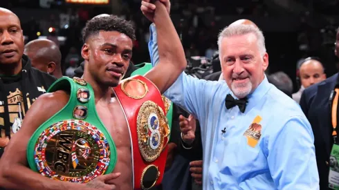 Errol Spence Jr is putting hiw WBC and IBF Welterweight belts on the table against Yordenis Ugas