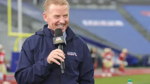 Jason Garrett working for the NBC as an announcer