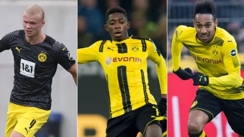 Haaland, Dembele, and Aubameyang