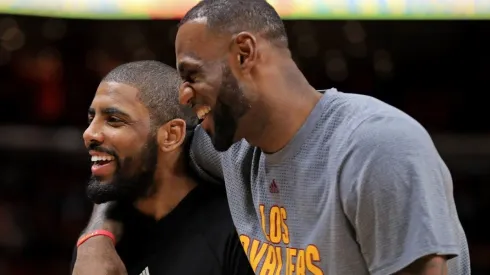 Kyrie Irving and LeBron James