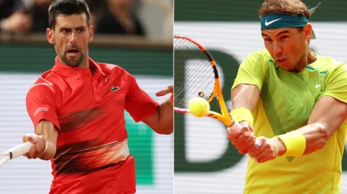 Novak Djokovic (left) and Rafael Nadal