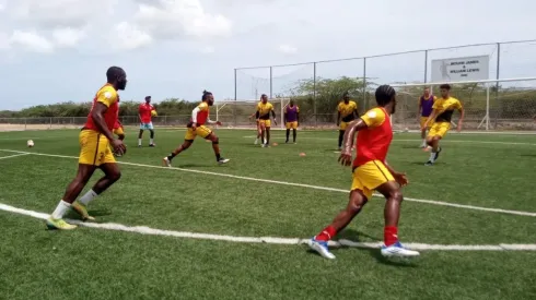 Antigua and Barbuda team in May 2022