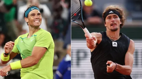 Rafael Nadal and Alexander Zverev