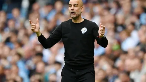 Man City coach Pep Guardiola.