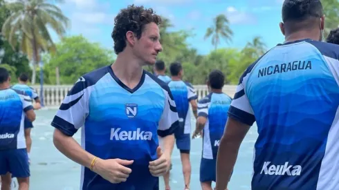 Nicaragua train for the game against Bahamas