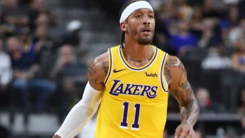 Beasley during his stint with the Lakers