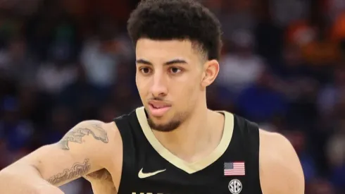 Scotty Pippen Jr. of the Vanderbilt Commodores
