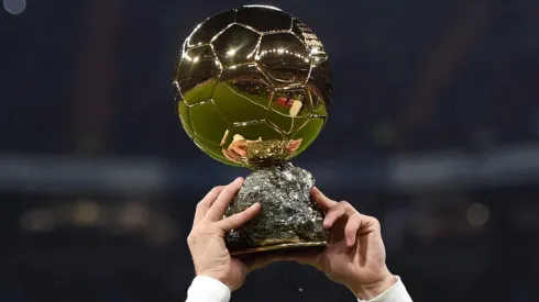 The Ballon d'Or trophy.