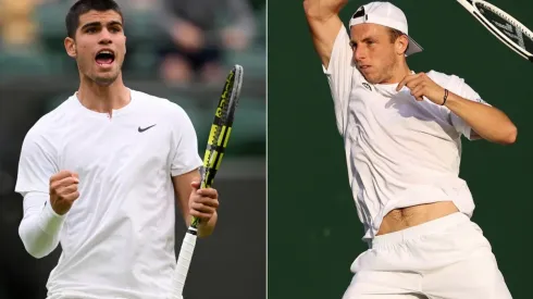 Carlos Alcaraz (left) and Tallon Griekspoor