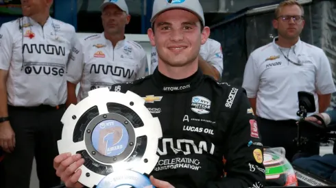 Pato O'Ward of Mexico will be the poleman at the Honda Indy 200 at Mid-Ohio