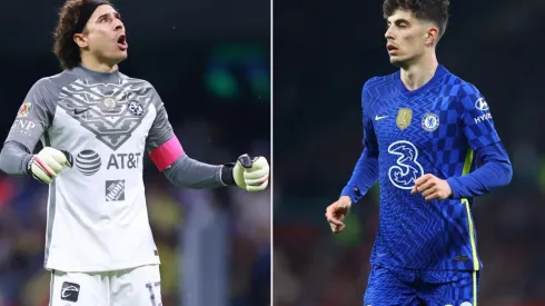 Guillermo Ochoa and Kai Havertz, America vs Chelsea