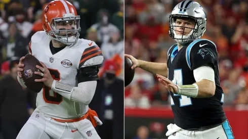 Baker Mayfield (left) and Sam Darnold.