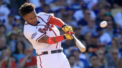 Ronald Acuña Jr. entered the history books as one of the five players to hit a HR out of Dodger Stadium.
