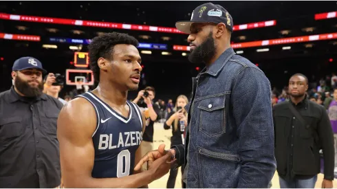 LeBron and Bronny James