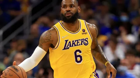 LeBron James of the Los Angeles Lakers