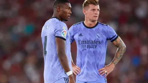 David Alaba and Toni Kroos of Real Madrid