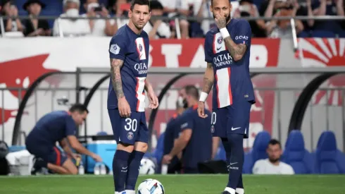 Messi and Neymar of PSG