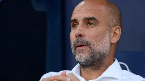 Manager Guardiola of Manchester City