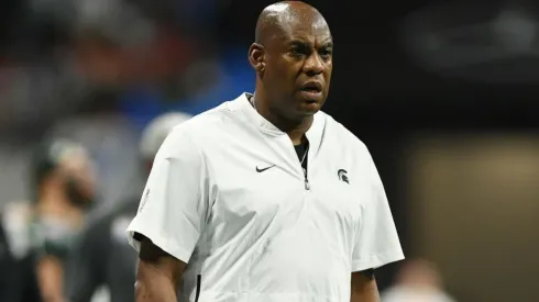 Head coach Mel Tucker of the Michigan State Spartans