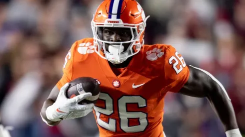 Phil Mafah of the Clemson Tigers