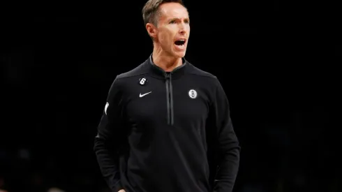 Head coach Steve Nash of the Brooklyn Nets