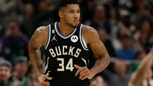 Giannis Antetokounmpo of the Milwaukee Bucks