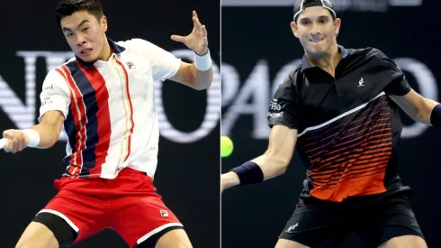 Brandon Nakashima of United States and Francesco Passaro of Italy