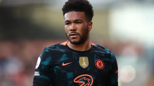 Reece James playing for Chelsea