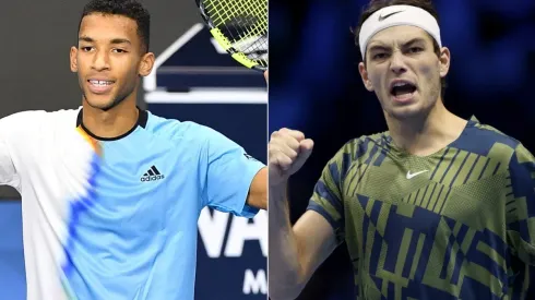 Felix Auger-Aliassime of Canada and Taylor Fritz of United States