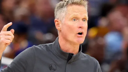 Golden State Warriors head coach Steve Ker