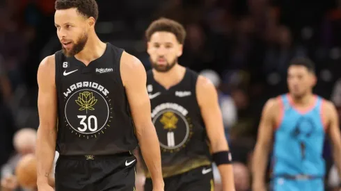 Stephen Curry and Klay Thompson