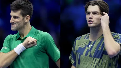 Novak Djokovic and Taylor Fritz