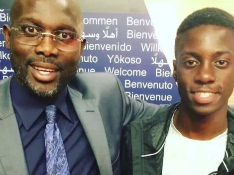 Are George and Timothy Weah father and son?