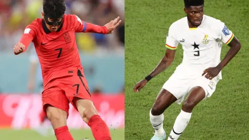 Heung-Min Son (left) and Thomas Partey (right)