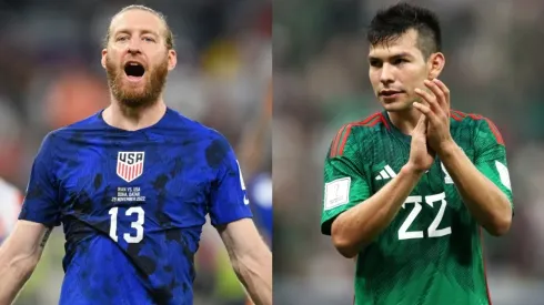 Tim Ream (left / USMNT), Hirving Lozano (right / Mexico) – Qatar 2022