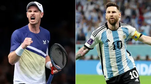 Andy Murray (left) and Lionel Messi