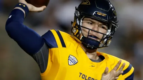 Logan Woodside of the Toledo Rockets