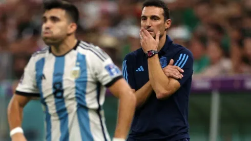 Argentina coach Lionel Scaloni.