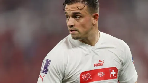 Shaqiri at the 2022 World Cup against Serbia
