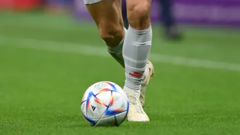 Player with the World Cup ball