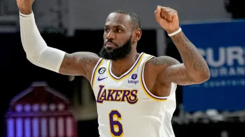 LeBron James of the Los Angeles Lakers