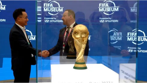 2022 FIFA World Cup Trophy at the FIFA Museum