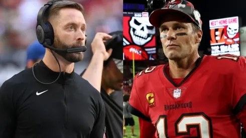 Kliff Kingsbury (left / Arizona Cardinals), Tom Brady (right / Tampa Bay Buccaneers) - NFL 2022