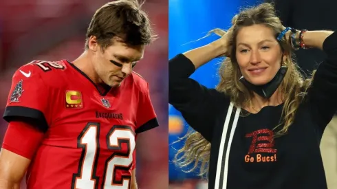 Tom Brady (Tampa Bay Buccaneers – NFL 2022) and Gisele Bundchen