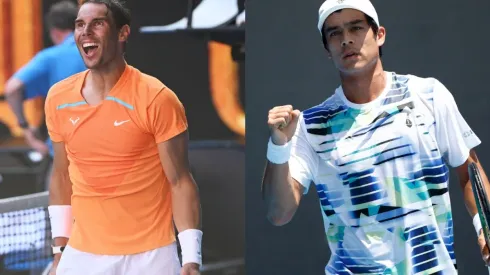 Rafael Nadal (left) and Mackenzie McDonald (right)