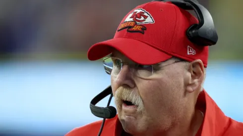 Andy Reid head coach of the Kansas City Chiefs