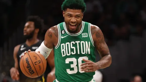 Marcus Smart #36 of the Boston Celtics