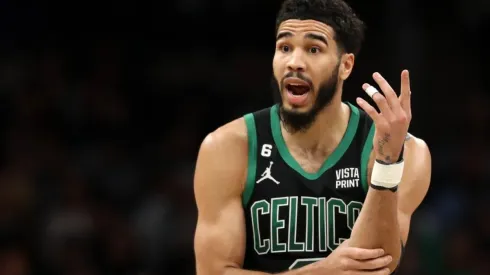 Jayson Tatum #0 of the Boston Celtics