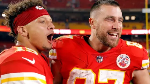 Patrick Mahomes and Travis Kelce